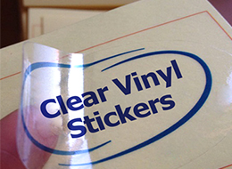 Clear Vinyl sticker